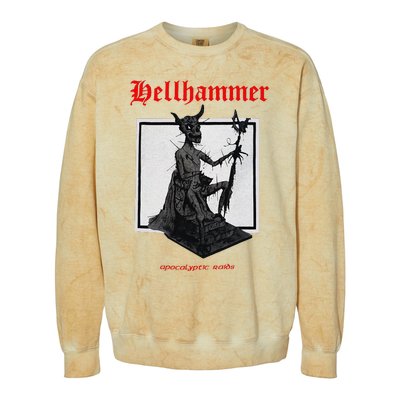 Hellhammer Black Statue Colorblast Crewneck Sweatshirt