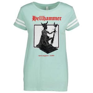 Hellhammer Black Statue Enza Ladies Jersey Football T-Shirt