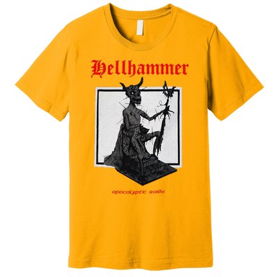 Hellhammer Black Statue Premium T-Shirt