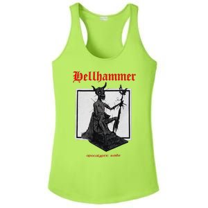 Hellhammer Black Statue Ladies PosiCharge Competitor Racerback Tank