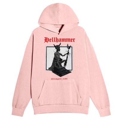 Hellhammer Black Statue Urban Pullover Hoodie