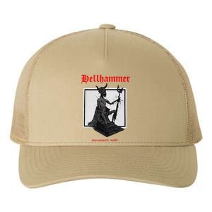 Hellhammer Black Statue Yupoong Adult 5-Panel Trucker Hat