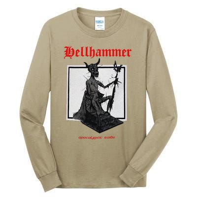 Hellhammer Black Statue Tall Long Sleeve T-Shirt