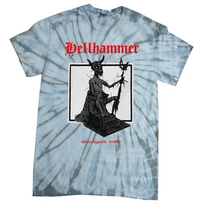 Hellhammer Black Statue Tie-Dye T-Shirt