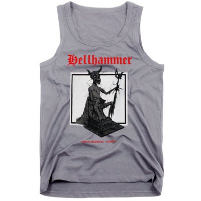 Hellhammer Black Statue Tank Top