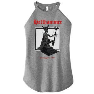 Hellhammer Black Statue Women's Perfect Tri Rocker Tank