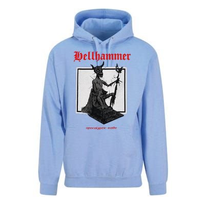 Hellhammer Black Statue Unisex Surf Hoodie