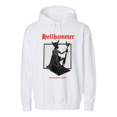 Hellhammer Black Statue Garment-Dyed Fleece Hoodie