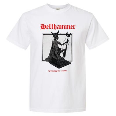 Hellhammer Black Statue Garment-Dyed Heavyweight T-Shirt