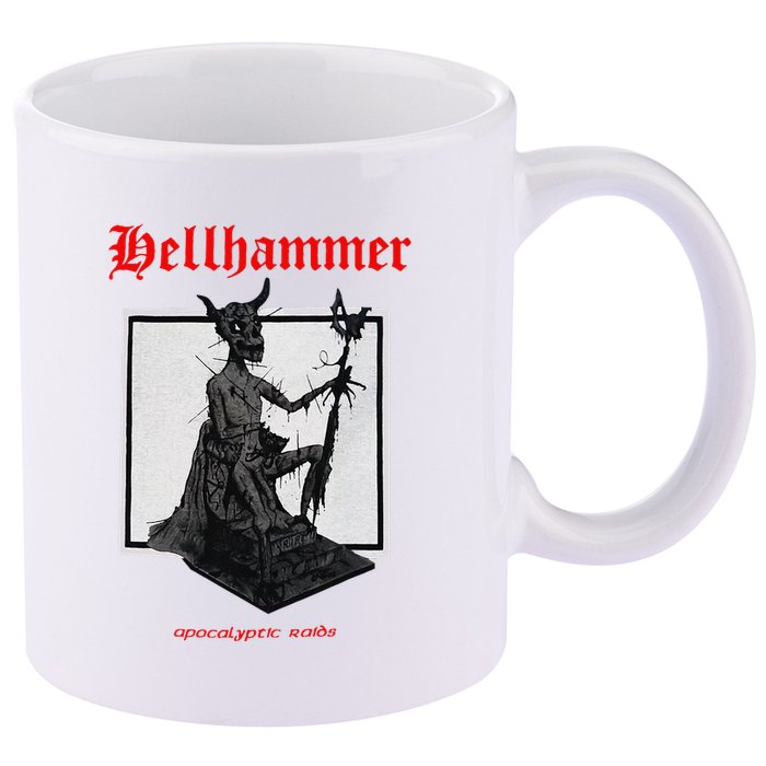 Hellhammer Black Statue 11oz C Handle Ceramic Mug