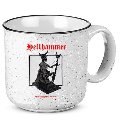 Hellhammer Black Statue 15oz Campfire Ceramic Mug