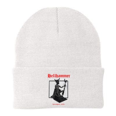 Hellhammer Black Statue Beanie