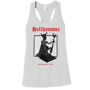 Hellhammer Black Statue Women's Racerback Tank