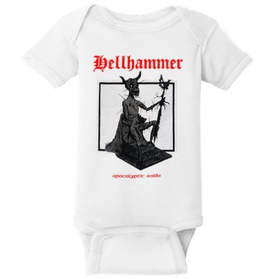 Hellhammer Black Statue Baby Bodysuit