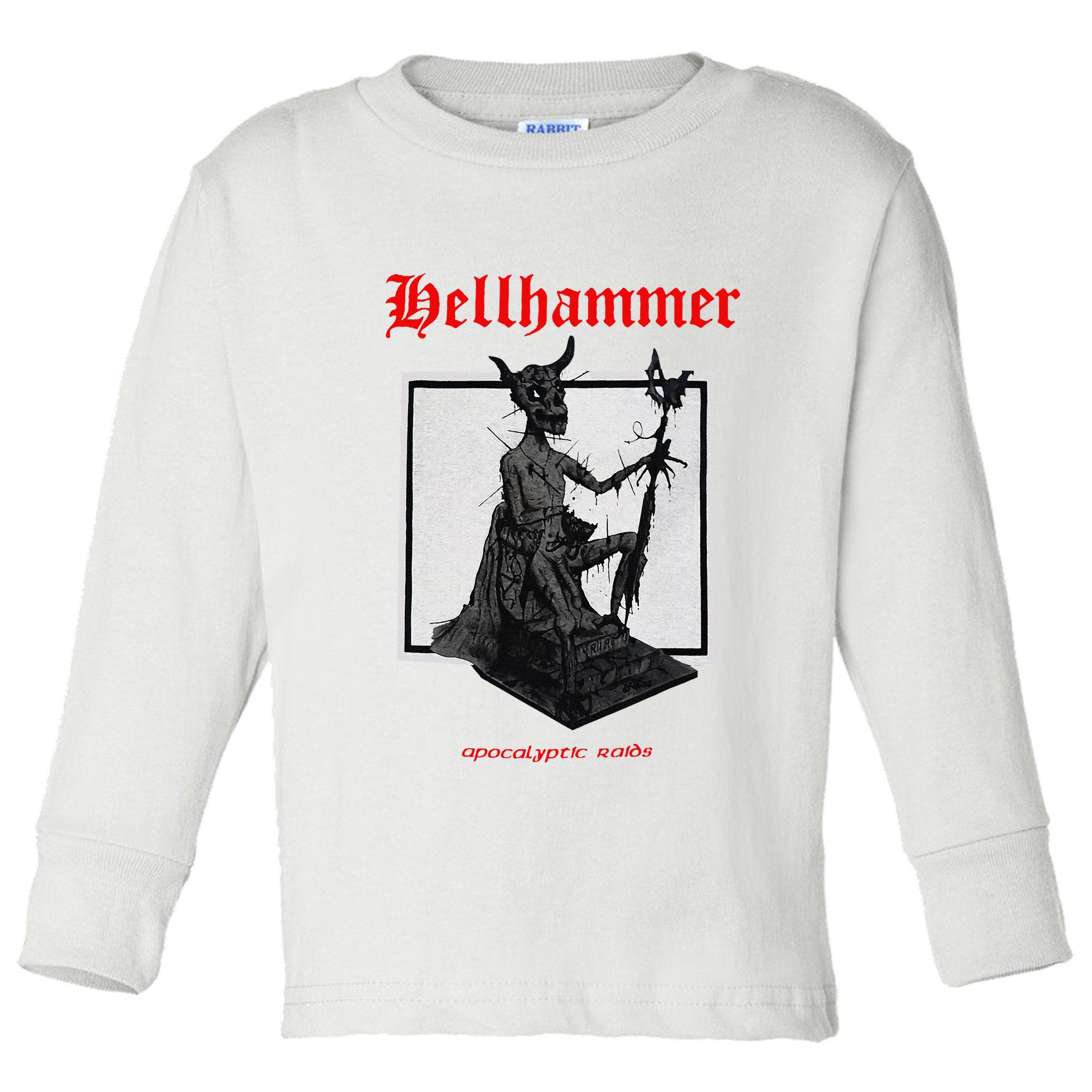 Hellhammer Black Statue Toddler Long Sleeve Shirt