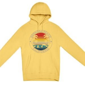 Hermosa Beach Souvenir Gift California Reminder Gift Premium Pullover Hoodie