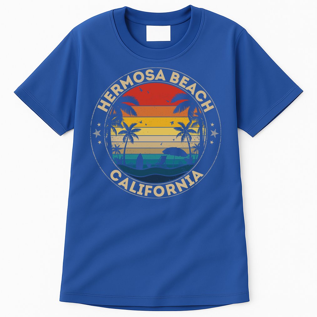 Hermosa Beach Souvenir Gift California Reminder Gift Tall T-Shirt