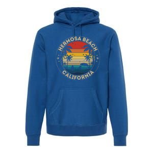 Hermosa Beach Souvenir Gift California Reminder Gift Premium Hoodie