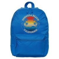 Hermosa Beach Souvenir Gift California Reminder Gift 16 in Basic Backpack