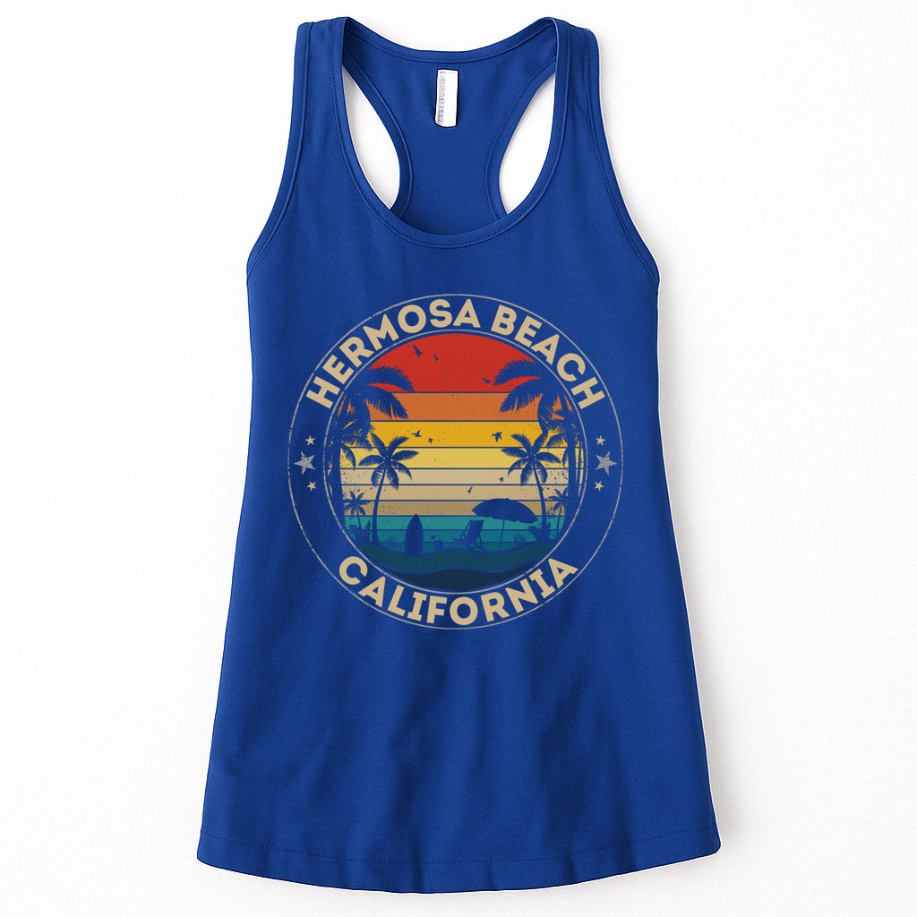 Hermosa Beach Souvenir Gift California Reminder Gift Womens Tank Top