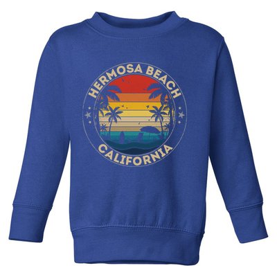 Hermosa Beach Souvenir Gift California Reminder Gift Toddler Sweatshirt
