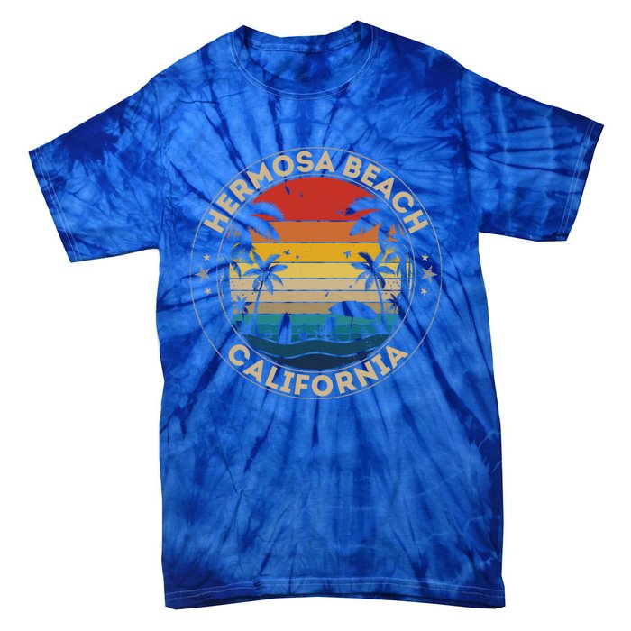 Hermosa Beach Souvenir Gift California Reminder Gift Tie-Dye T-Shirt