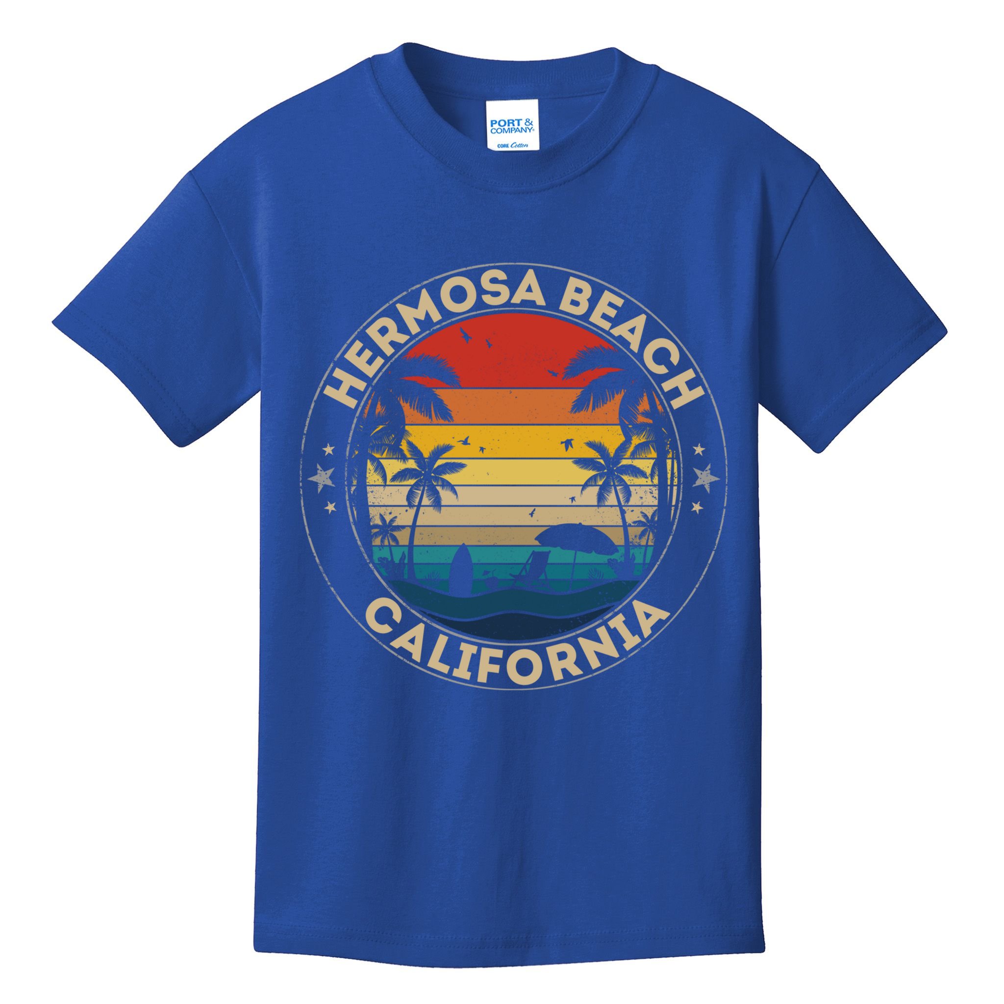 Hermosa Beach Souvenir Gift California Reminder Gift Kids T-Shirt