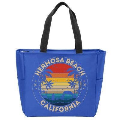 Hermosa Beach Souvenir Gift California Reminder Gift Zip Tote Bag
