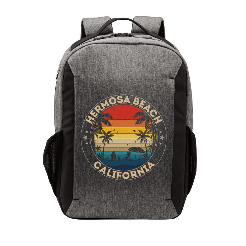 Hermosa Beach Souvenir Gift California Reminder Gift Vector Backpack
