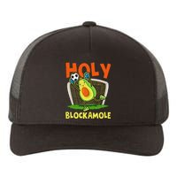 Holy Blockamole Soccer Blocker Funny Avocado Goalie Yupoong Adult 5-Panel Trucker Hat