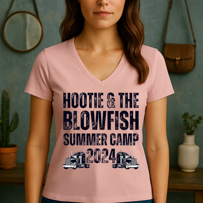 Hootie & Blowfish Summer Camp 2024 Women's V-Neck T-Shirt
