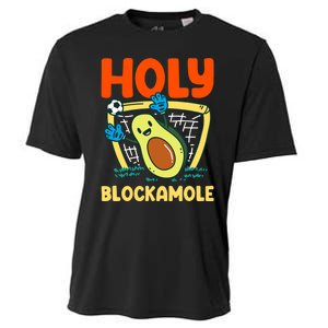 Holy Blockamole Soccer Goalkeeper Soccer Goalie Cooling Performance Crew T-Shirt