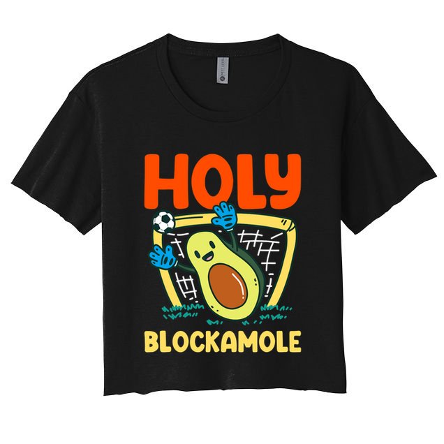 Holy Blockamole Soccer Goalkeeper Soccer Goalie Crop Top
