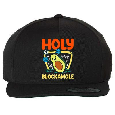 Holy Blockamole Soccer Goalkeeper Soccer Goalie Wool Snapback Cap