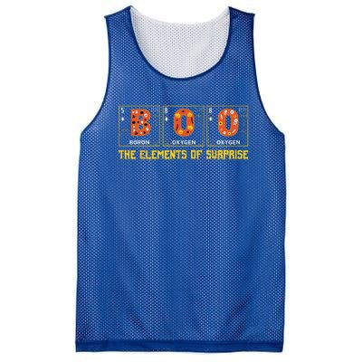 Halloween Boo School Chemistry Nerd Physics Pumpkin Gift Mesh Reversible Basketball Jersey Tank