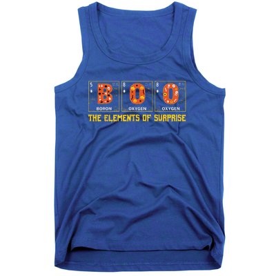 Halloween Boo School Chemistry Nerd Physics Pumpkin Gift Tank Top