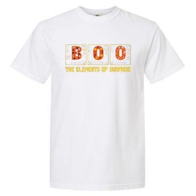 Halloween Boo School Chemistry Nerd Physics Pumpkin Gift Garment-Dyed Heavyweight T-Shirt