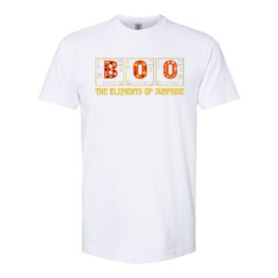 Halloween Boo School Chemistry Nerd Physics Pumpkin Gift Softstyle CVC T-Shirt