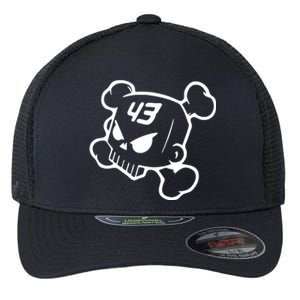 Hoonigan Block Skull Racing Legend Ken Crossbones Tribute Flexfit Unipanel Trucker Cap