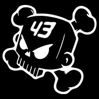 Hoonigan Block Skull Racing Legend Ken Crossbones Tribute Backpack