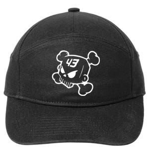 Hoonigan Block Skull Racing Legend Ken Crossbones Tribute 7-Panel Snapback Hat