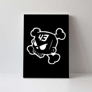 Hoonigan Block Skull Racing Legend Ken Crossbones Tribute Canvas