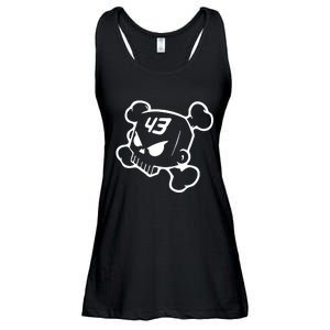 Hoonigan Block Skull Racing Legend Ken Crossbones Tribute Ladies Essential Flowy Tank