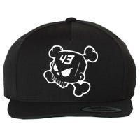 Hoonigan Block Skull Racing Legend Ken Crossbones Tribute Wool Snapback Cap