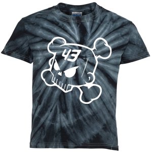 Hoonigan Block Skull Racing Legend Ken Crossbones Tribute Kids Tie-Dye T-Shirt