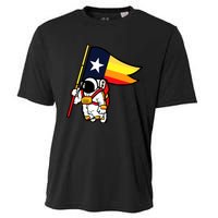 Houston Baseball Space City Astronaut Texas Flag Cooling Performance Crew T-Shirt