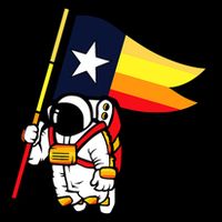 Houston Baseball Space City Astronaut Texas Flag City Backpack