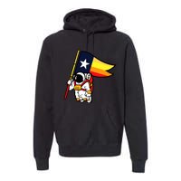 Houston Baseball Space City Astronaut Texas Flag Premium Hoodie