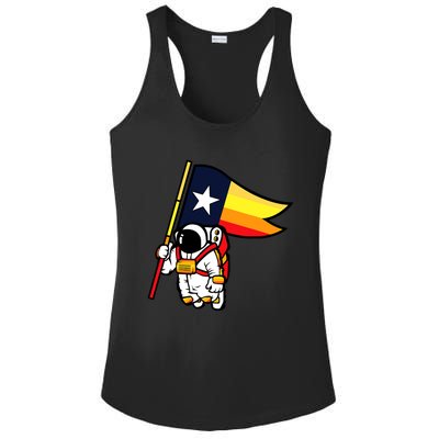 Houston Baseball Space City Astronaut Texas Flag Ladies PosiCharge Competitor Racerback Tank