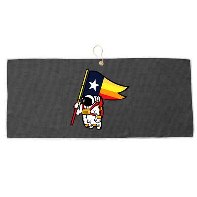 Houston Baseball Space City Astronaut Texas Flag Large Microfiber Waffle Golf Towel